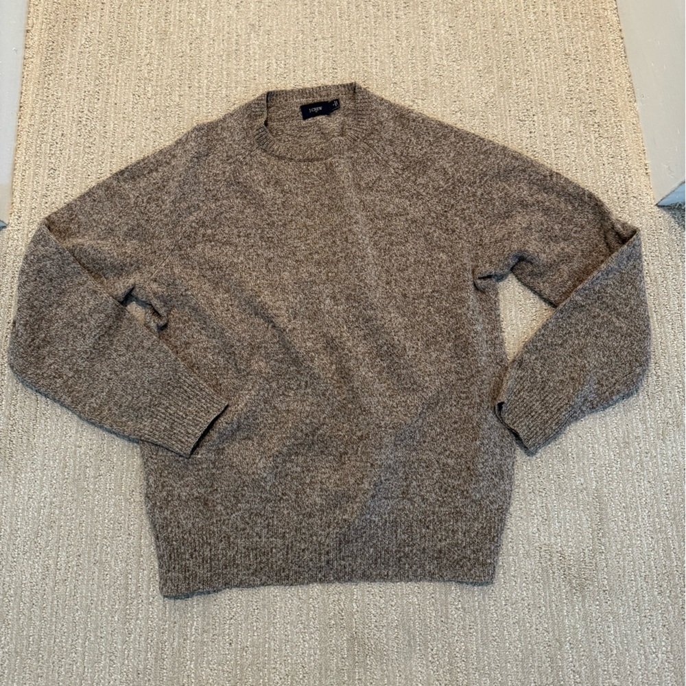 J. Crew Small Lambs Wool Men’s Sweater - Brown
